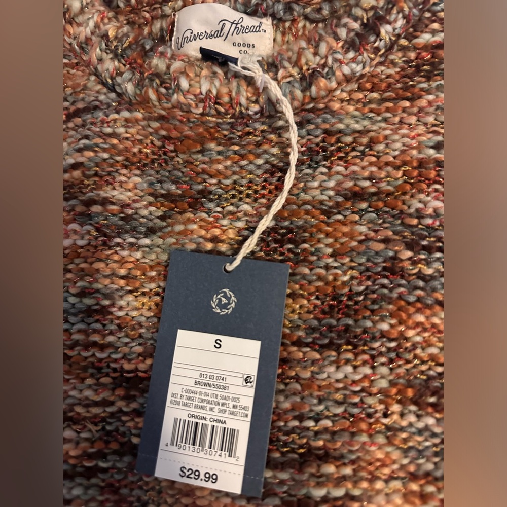 Universal Thread Multicolor Crew Neck Sweater - Picture 2 of 3